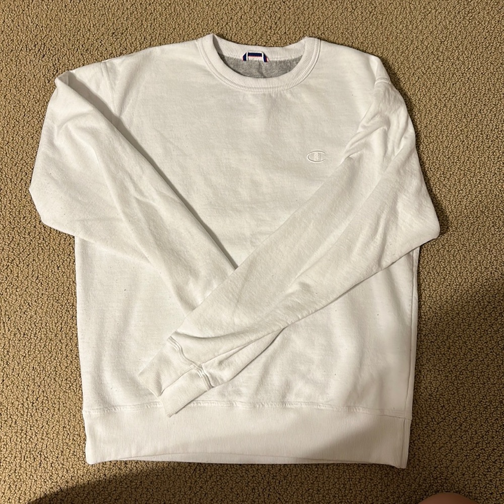 White champion crew neck